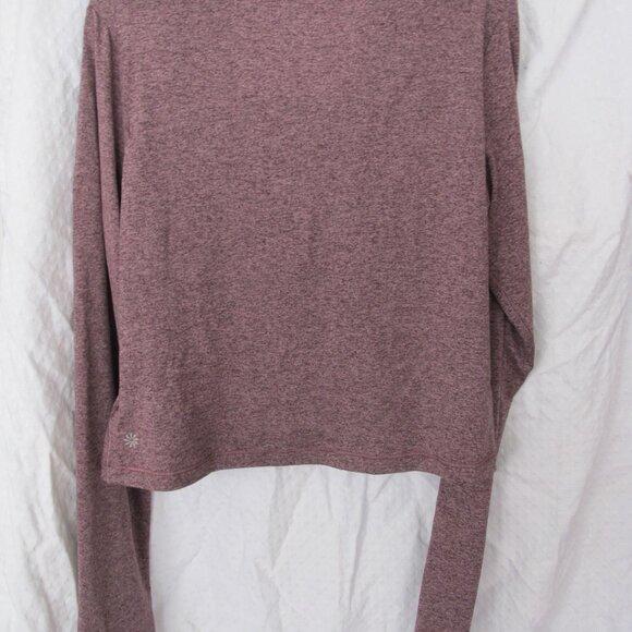 Like New - Athleta Girl Downtime Ruched Long Sleeve Top - Picture 8 of 8